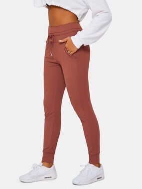🩷 Cloudful Air High Waisted Drawstring Side Pocket Plain Full Length Joggers